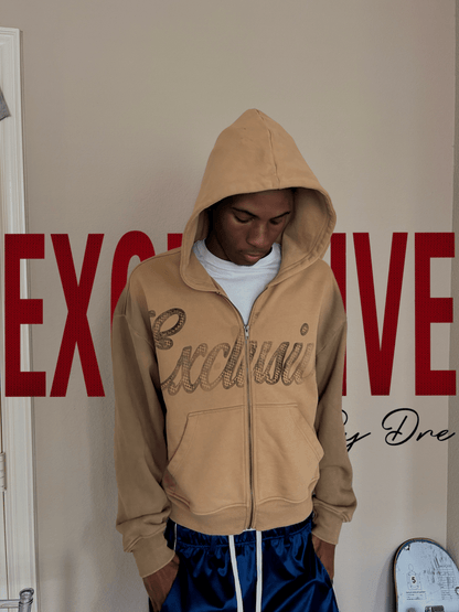 “Halftone” Hoodie (Sandstone) - Dres Exclusives