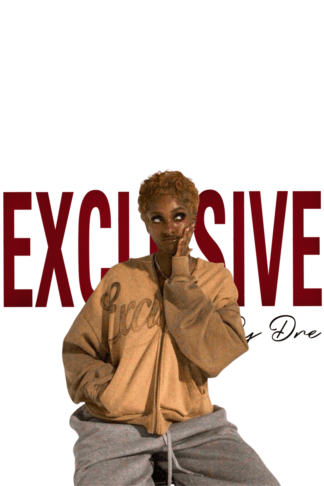 “Halftone” Hoodie (Sandstone) - Dres Exclusives