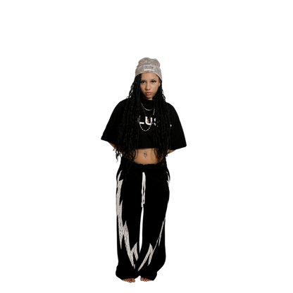 “Tagged” Sweats (Black) - Dres Exclusives