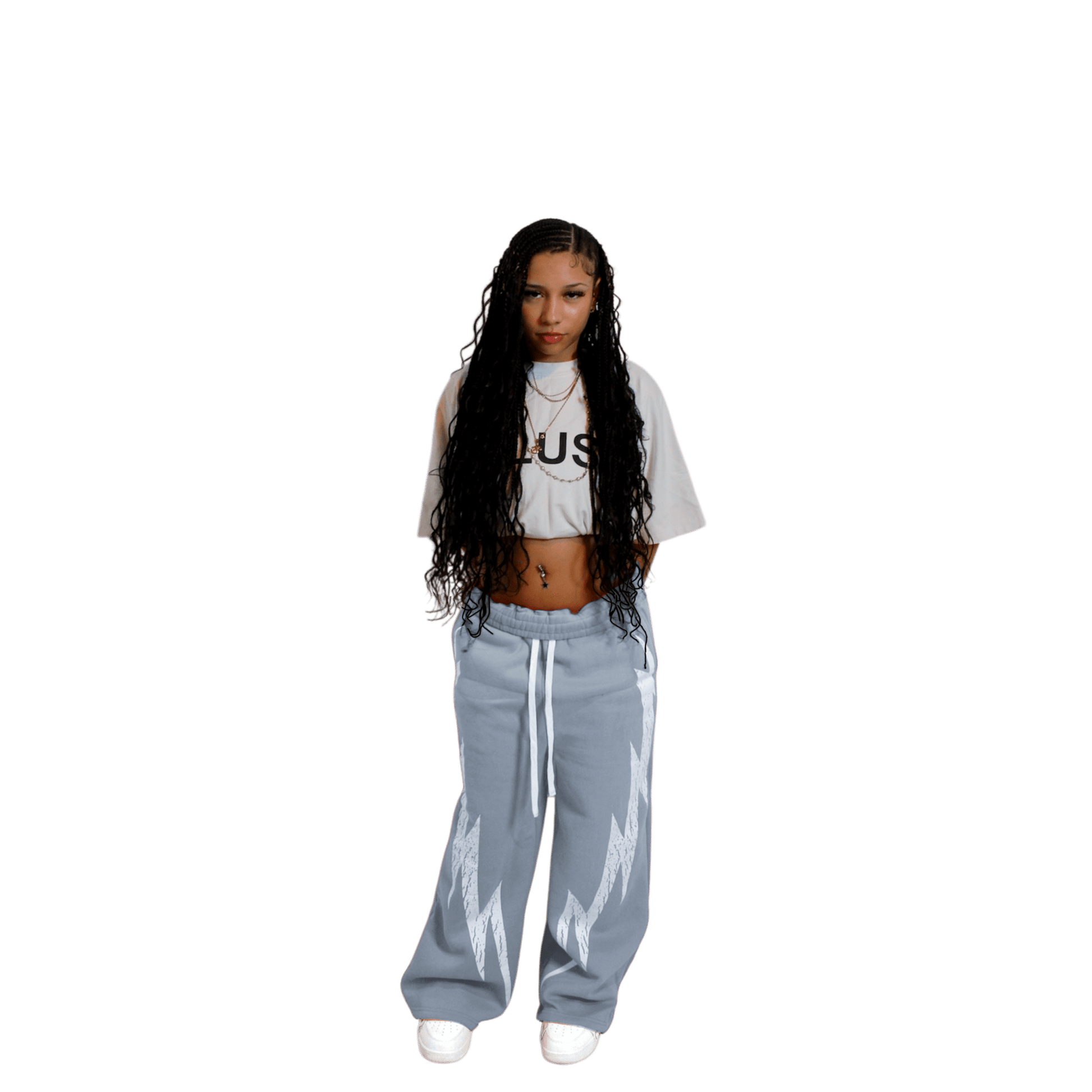 “Tagged” Sweats (Grey) - Dres Exclusives