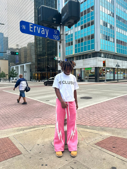 “Tagged” Sweats (Pink) - Dres Exclusives