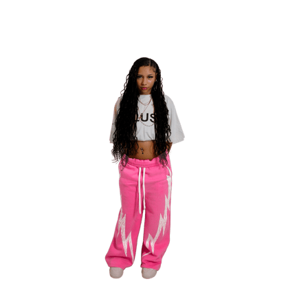 “Tagged” Sweats (Pink) - Dres Exclusives